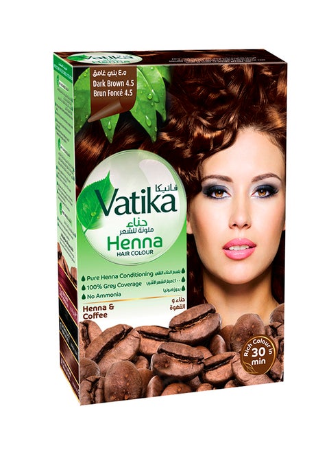 Henna Hair Colour For Healthy And Nourished Hair 4.5 Dark Brown 60grams