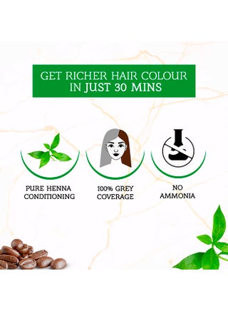 Henna Hair Colour 4.5 Dark Brown 60grams - view 4
