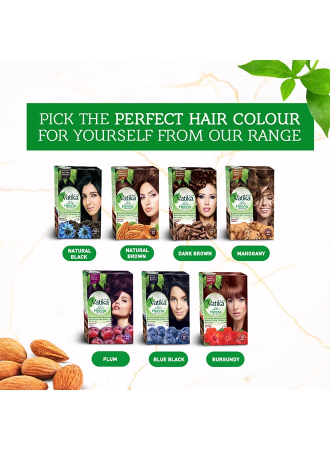 Dabur - Henna Hair Colour 100% Grey Coverage No Ammonia Brown 60grams - Image 1