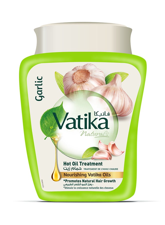 Vatika Naturals Garlic Hammam Zaith Hot Oil Treatment | Promotes Natural Hair Growth | Hair Mask For Damaged And Thinning Hair 1kg  - Image 1
