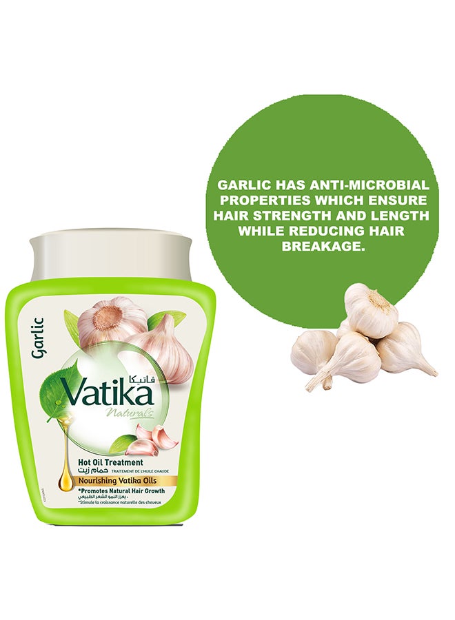Vatika Naturals Garlic Hammam Zaith Hot Oil Treatment | Promotes Natural Hair Growth | Hair Mask For Damaged And Thinning Hair 1kg  - Image 5