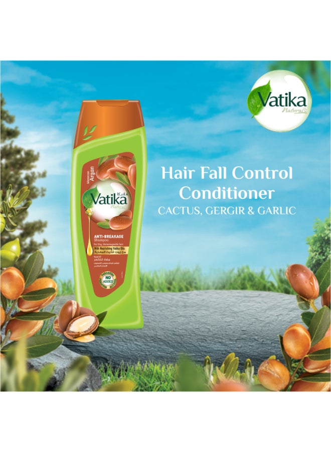 Dabur - Moroccan Argan Antibreakage Shampoo Moisture Soft For Dry Unmanageable Hair 400ml - Image 1