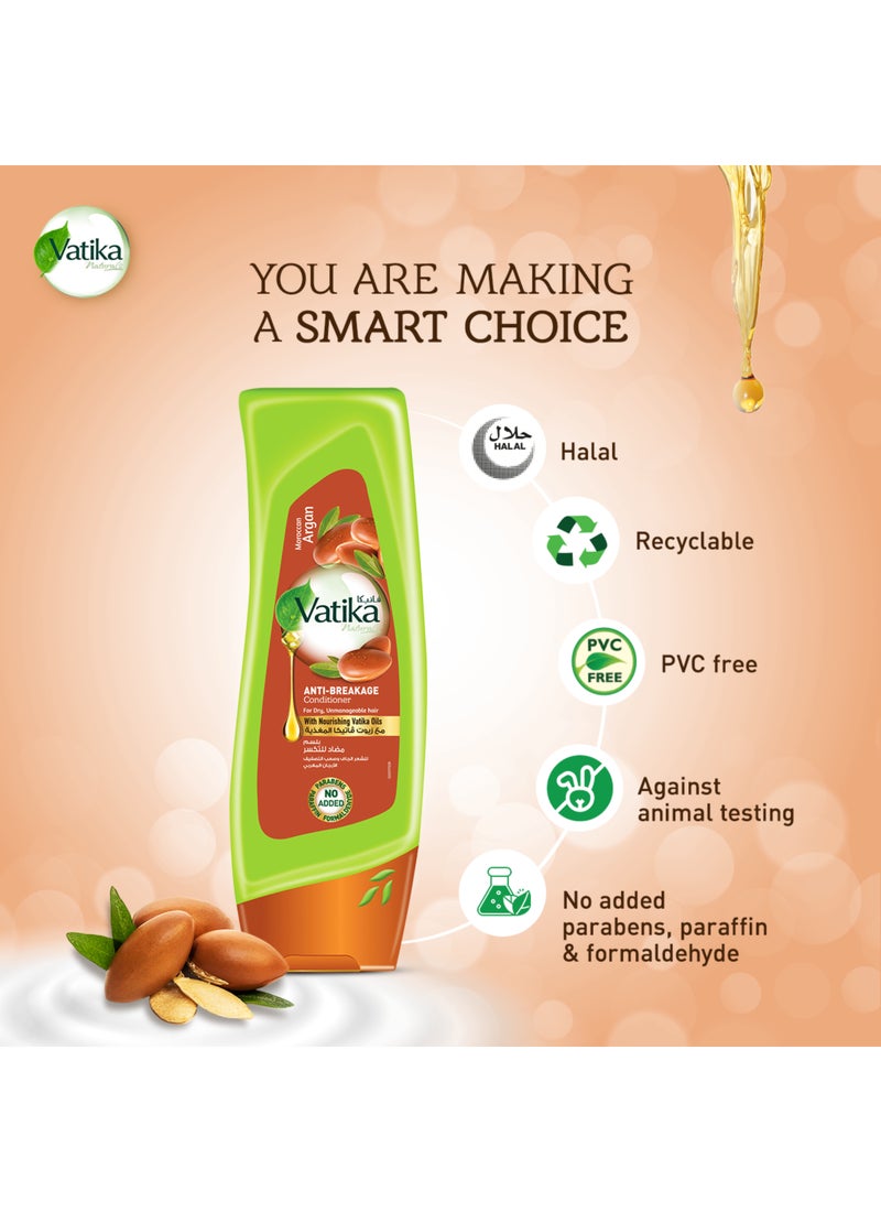 دابر بلسم الترطيب والنعومة ومضاد للتقصف بالأرغان المغربي للشعر الجاف وصعب التصفيف 400ملليلتر - Image 3