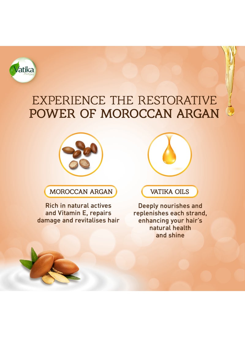 دابر بلسم الترطيب والنعومة ومضاد للتقصف بالأرغان المغربي للشعر الجاف وصعب التصفيف 400ملليلتر - Image 4