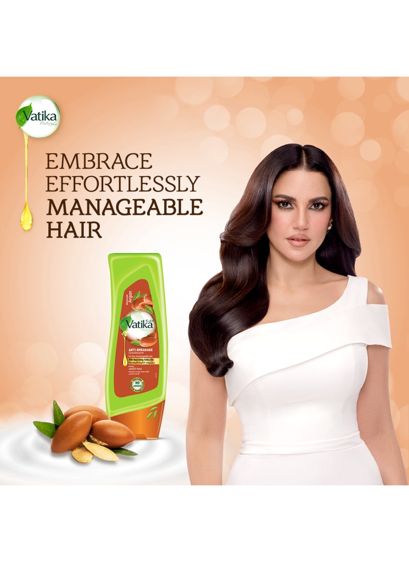 دابر بلسم الترطيب والنعومة ومضاد للتقصف بالأرغان المغربي للشعر الجاف وصعب التصفيف 400ملليلتر - Image 2