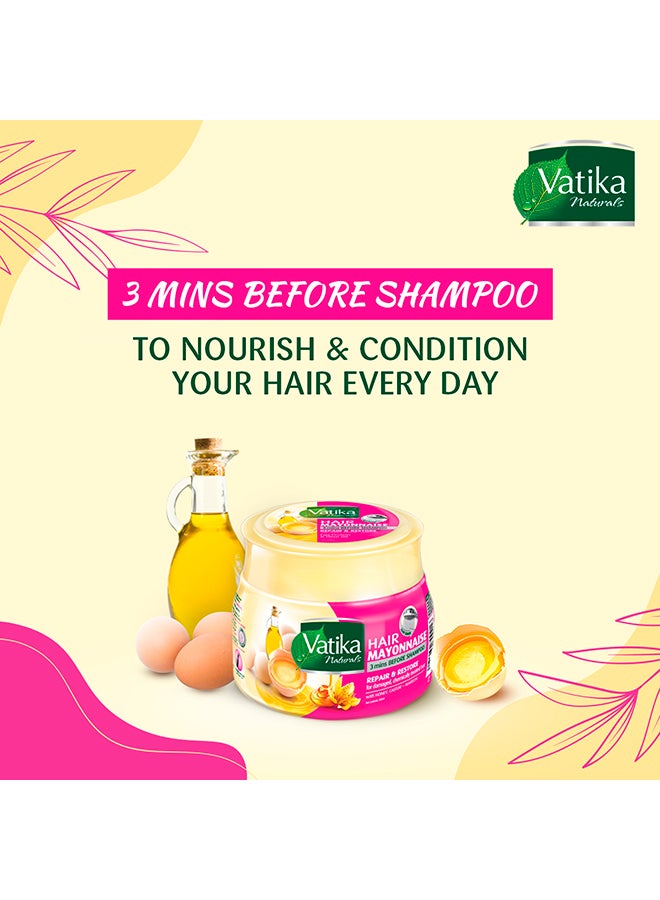 Vatika Naturals - Repair And Restore Hair Mayonnaise With Honey Castor And Marrow For Damaged Hair 500ml - Image 1