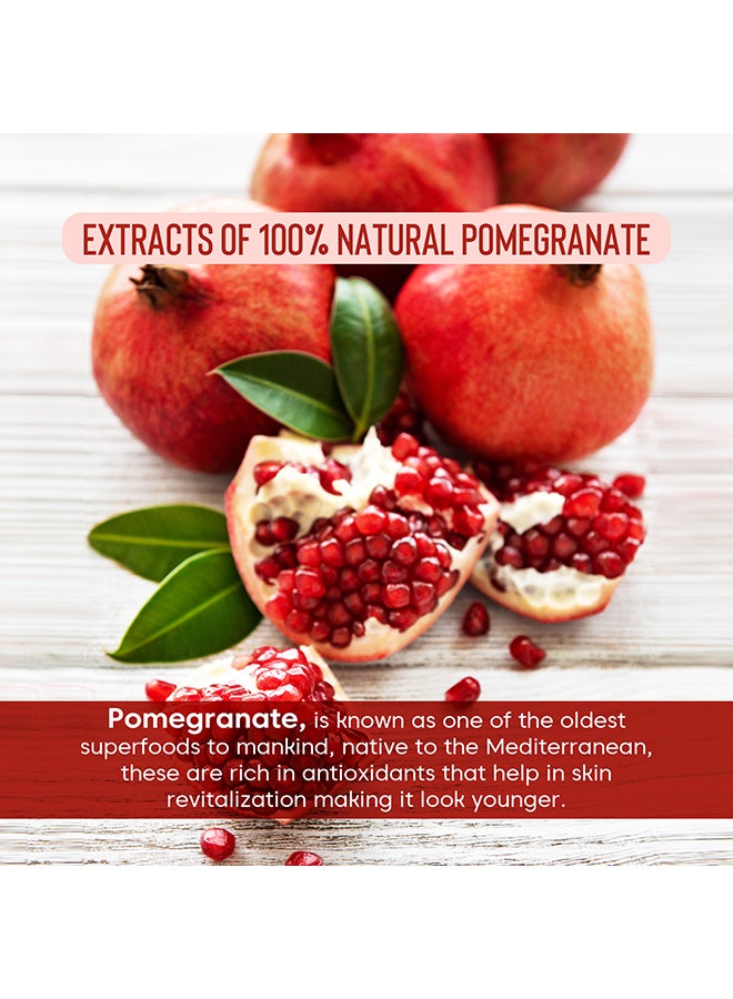 DermoViva Skin Revival Pomegranate Exfoliating Facial Scrub For Bright Skin 150ml  - Image 4