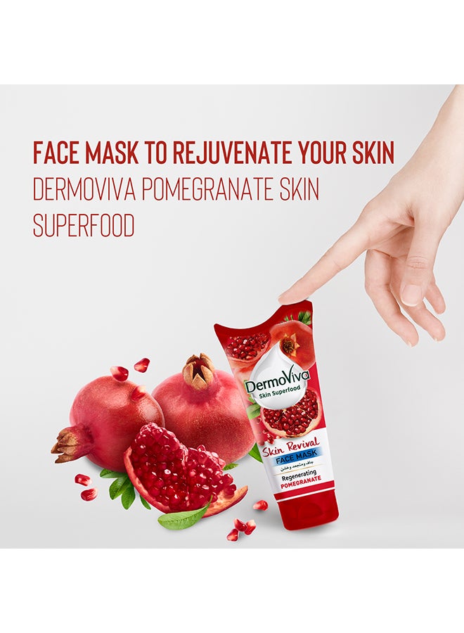 DermoViva Skin Revival Face Mask Pomegranate 150ml  - Image 2
