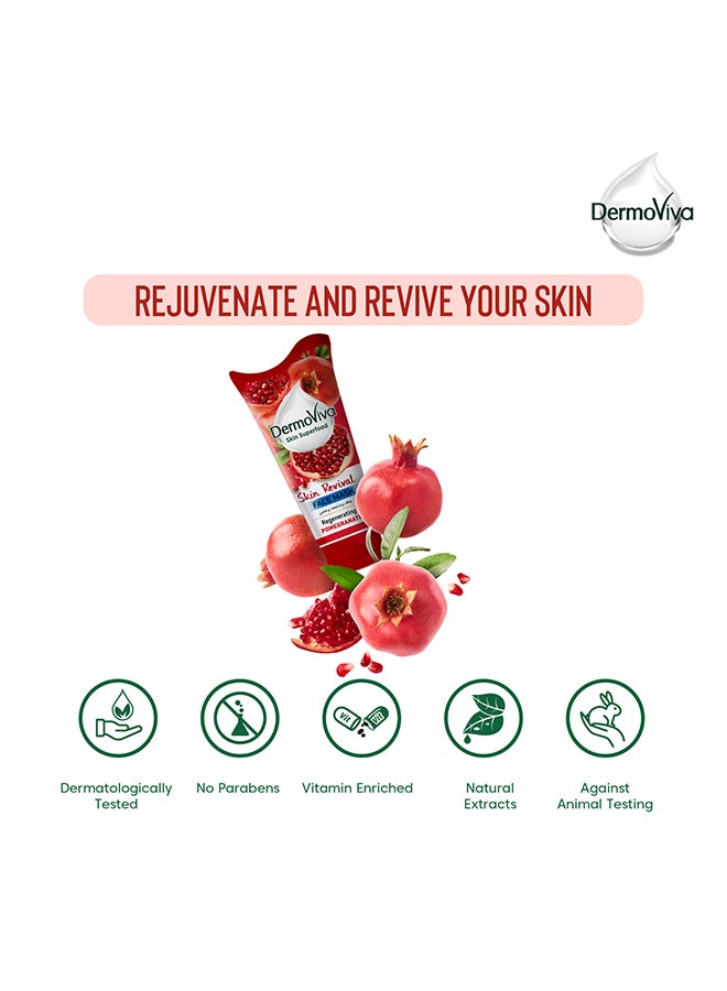 DermoViva Skin Revival Face Mask Pomegranate 150ml  - Image 5