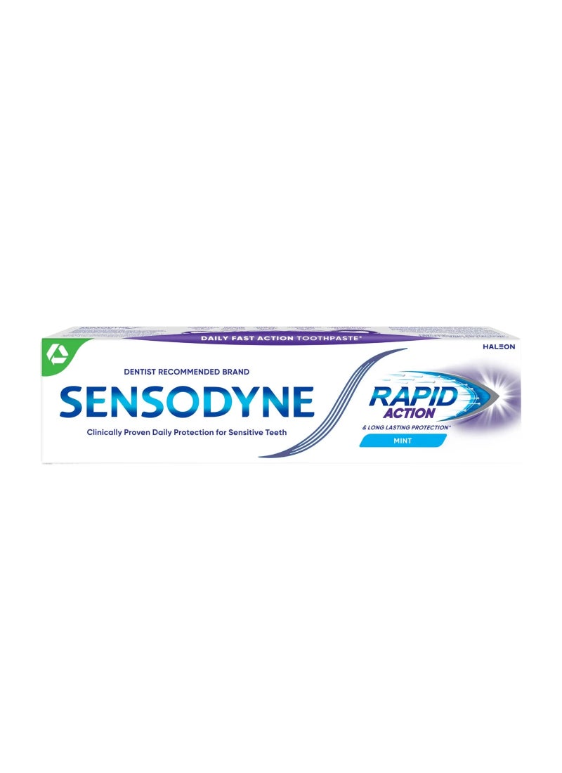 Sensodyne Toothpaste Rapid Action, Mint 75ml - Image 1
