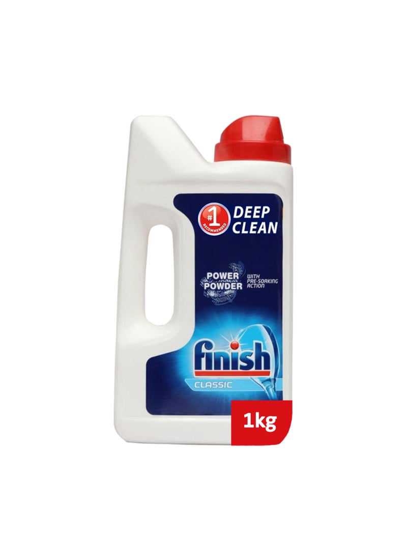Finish Dishwasher Detergent Powder With Pre-Soaking Action, Classic 1kg  - Image 1