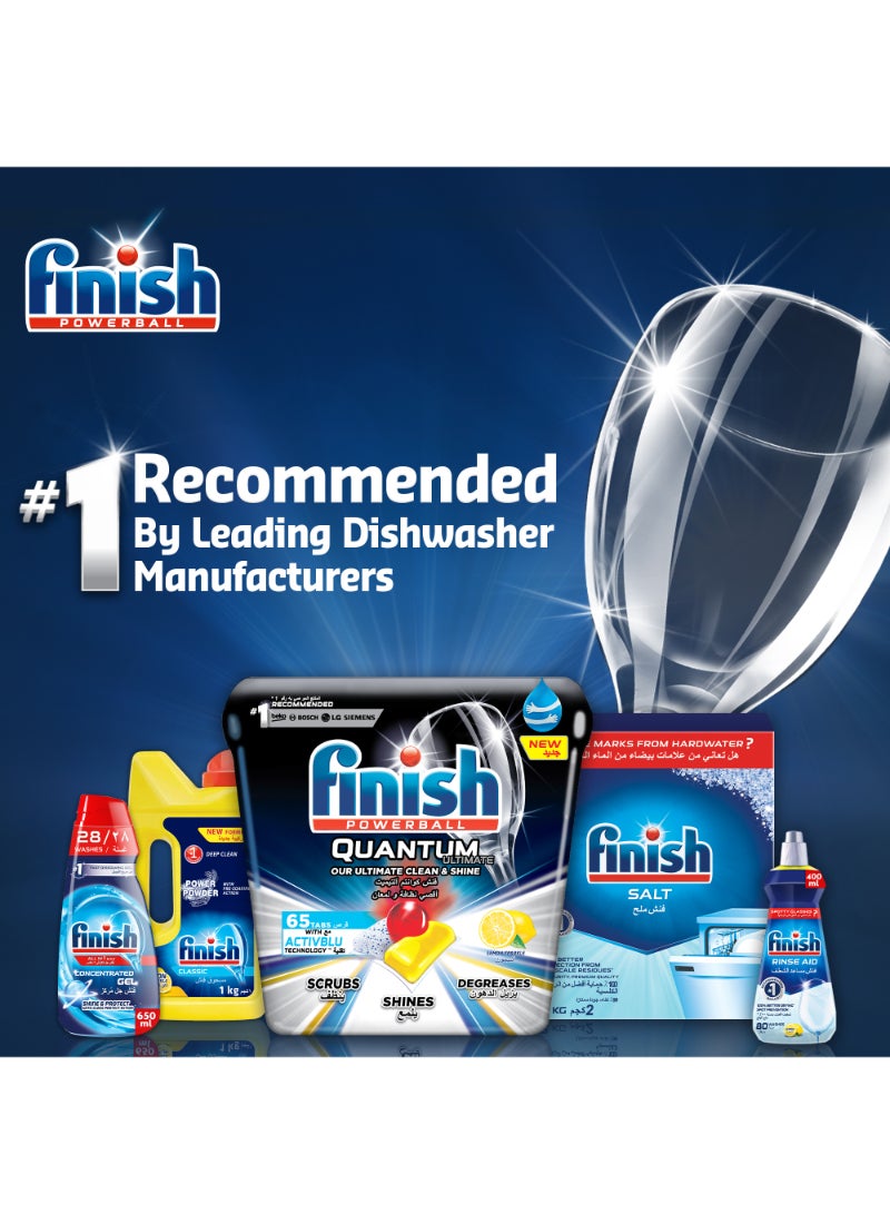 Dishwasher Detergent Powder With Pre-Soaking Action, Classic 1kg