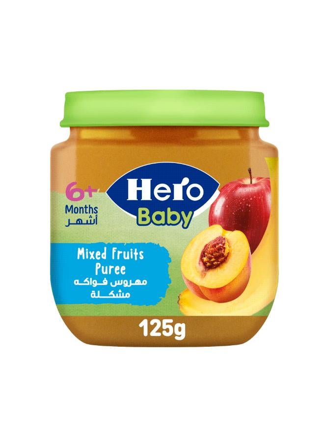 Hero Baby Mixed Fruits Jar 125grams - Image 1