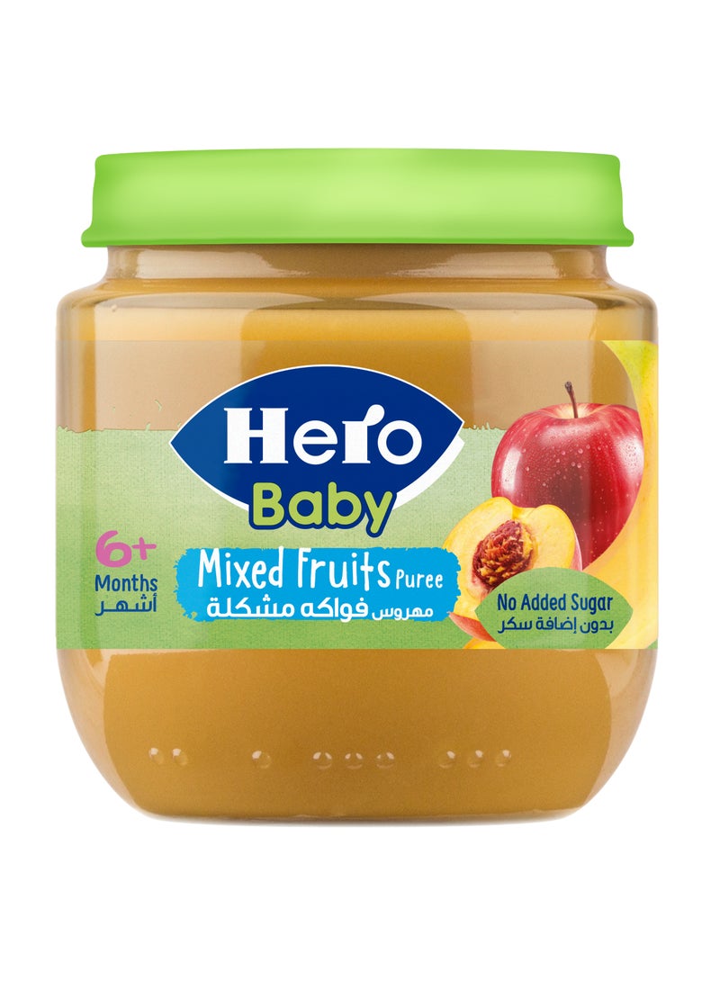 Hero Baby Mixed Fruits Jar 125grams - Image 1