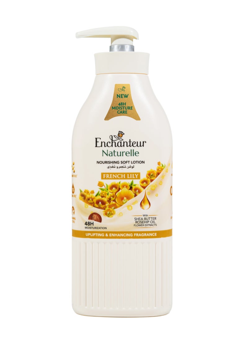 Enchanteur Naturelle French Lily Nourishing Soft Lotion 500ml - Image 1