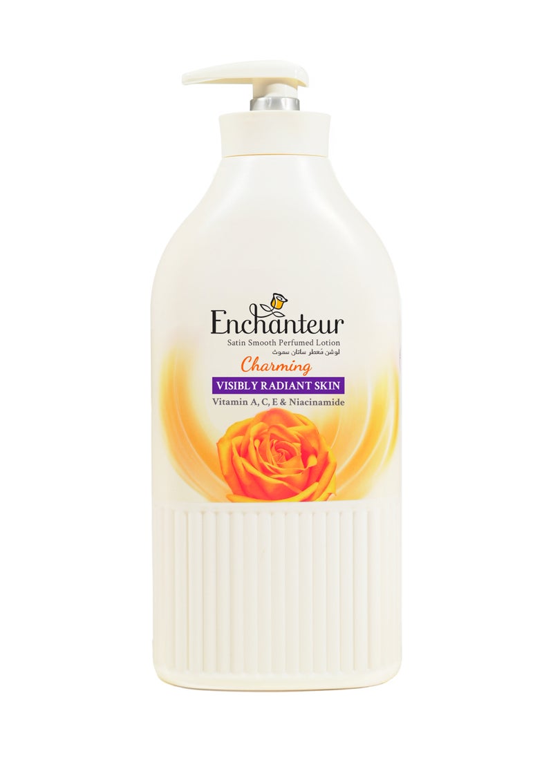 انشانتر لوشن معطر للجسم ناعم الساتان الساحر مع الصبار وزبدة الزيتون - Image 1