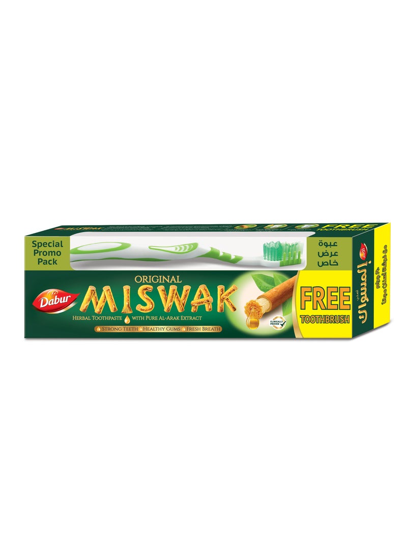 Miswak Herbal Toothpaste With Toothbrush 190grams