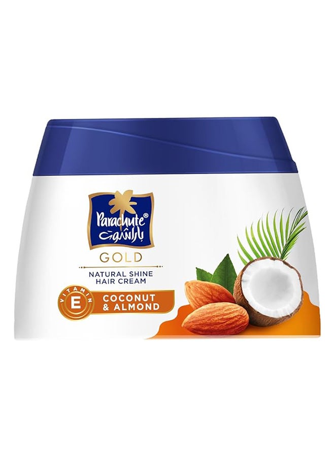Parachute Natural Shine Coconut And Almond Anti Dandruff Hair Cream 210ml  - Image 1