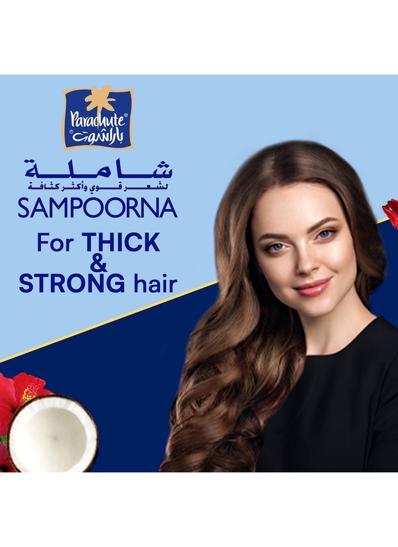 باراشوت زيت شعر بجوز الهند من سامبورنا 275ملليلتر - Image 3