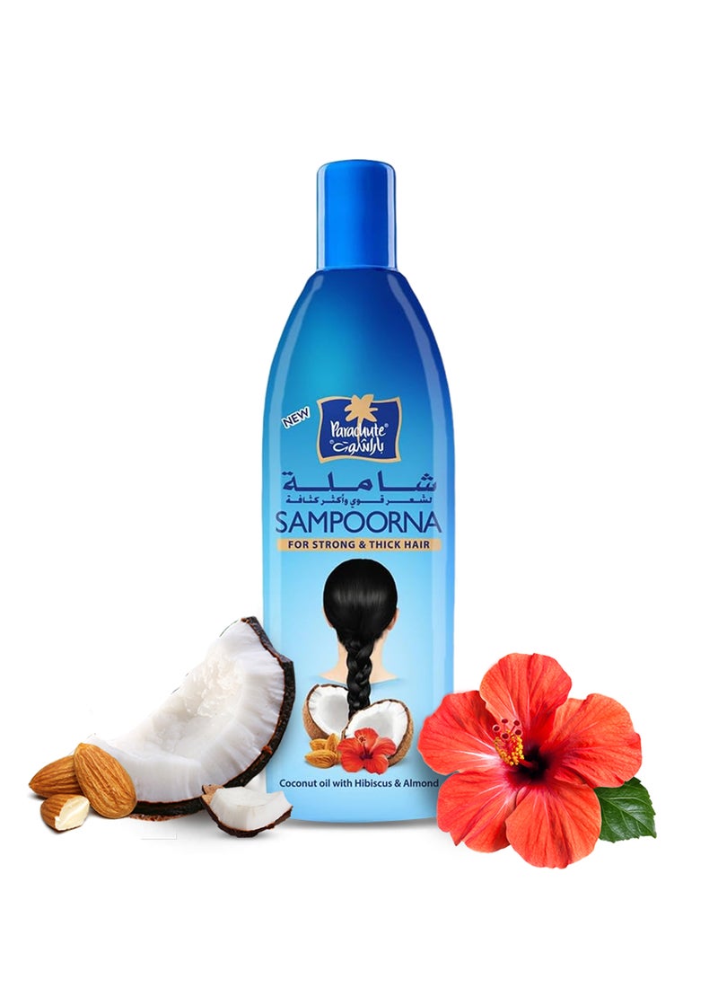 باراشوت زيت شعر بجوز الهند من سامبورنا 275ملليلتر - Image 2