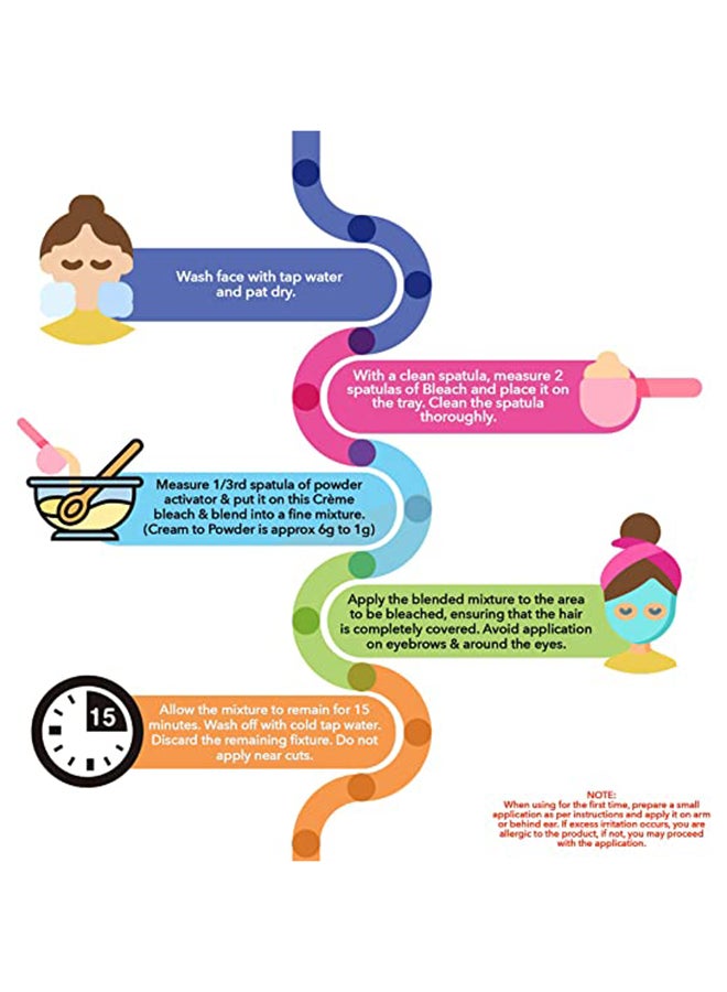 fem Fairness Apple And Peach Cream Bleach 50grams - Image 5