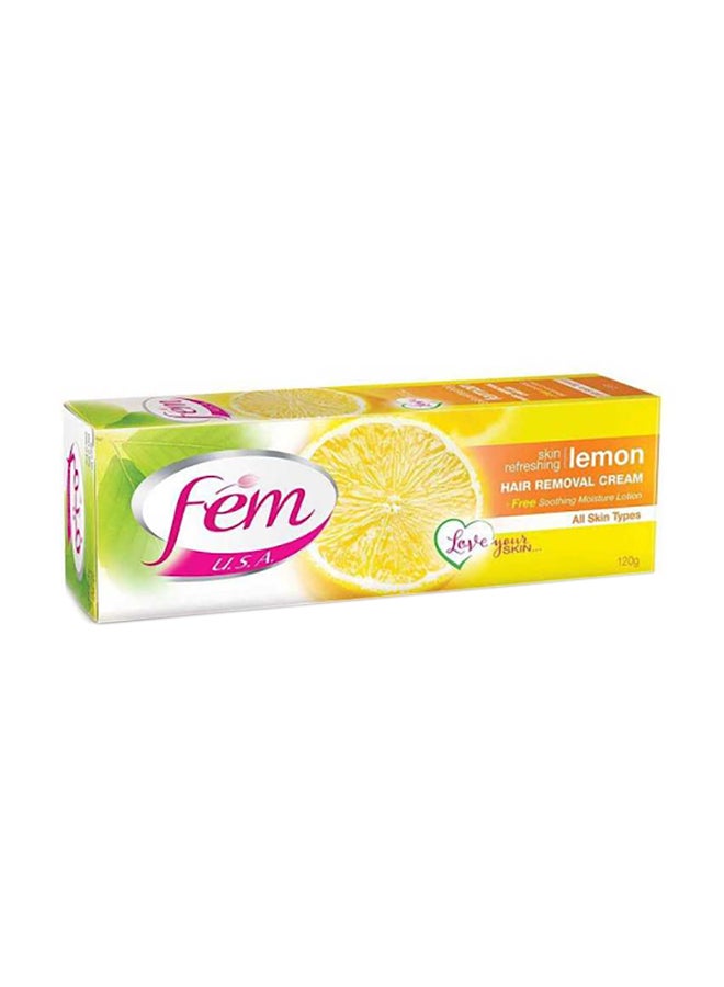 fem - Hair Removal Cream - Lemon 120grams - Image 1