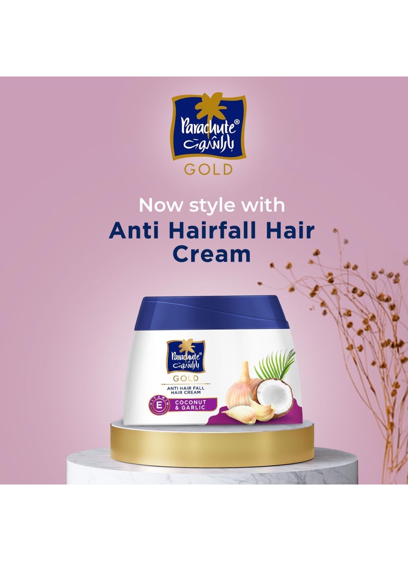 باراشوت كريم الشعر جولد بجوز الهند والثوم مقاوم لتساقط الشعر 140ملليلتر - Image 2