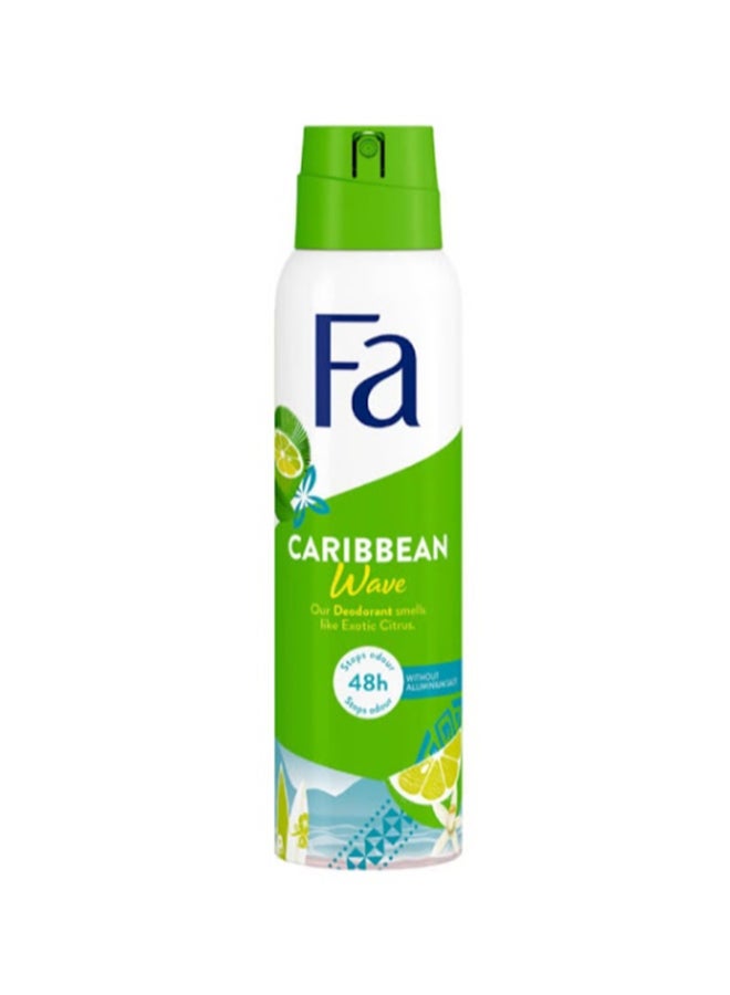 Fa Caribbean Lemon Deodorant Spray 150ml - Image 1