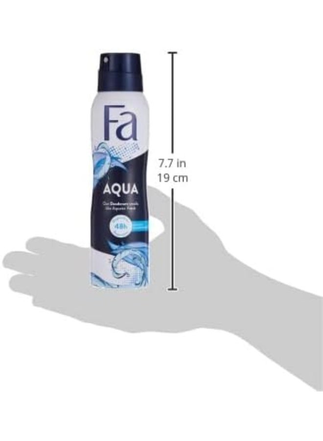فا بخاخ مزيل العرق من آكوا 150ملليلتر - Image 4