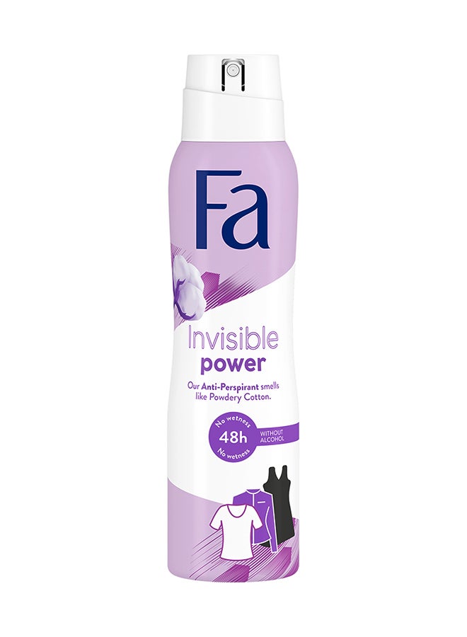 Fa Invisible Power Deodorant Spray 150ml - Image 1