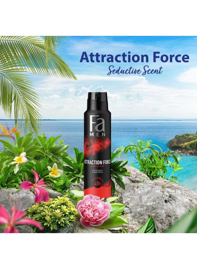 Fa Attraction Force Deodorant Spray 150ml - Image 4