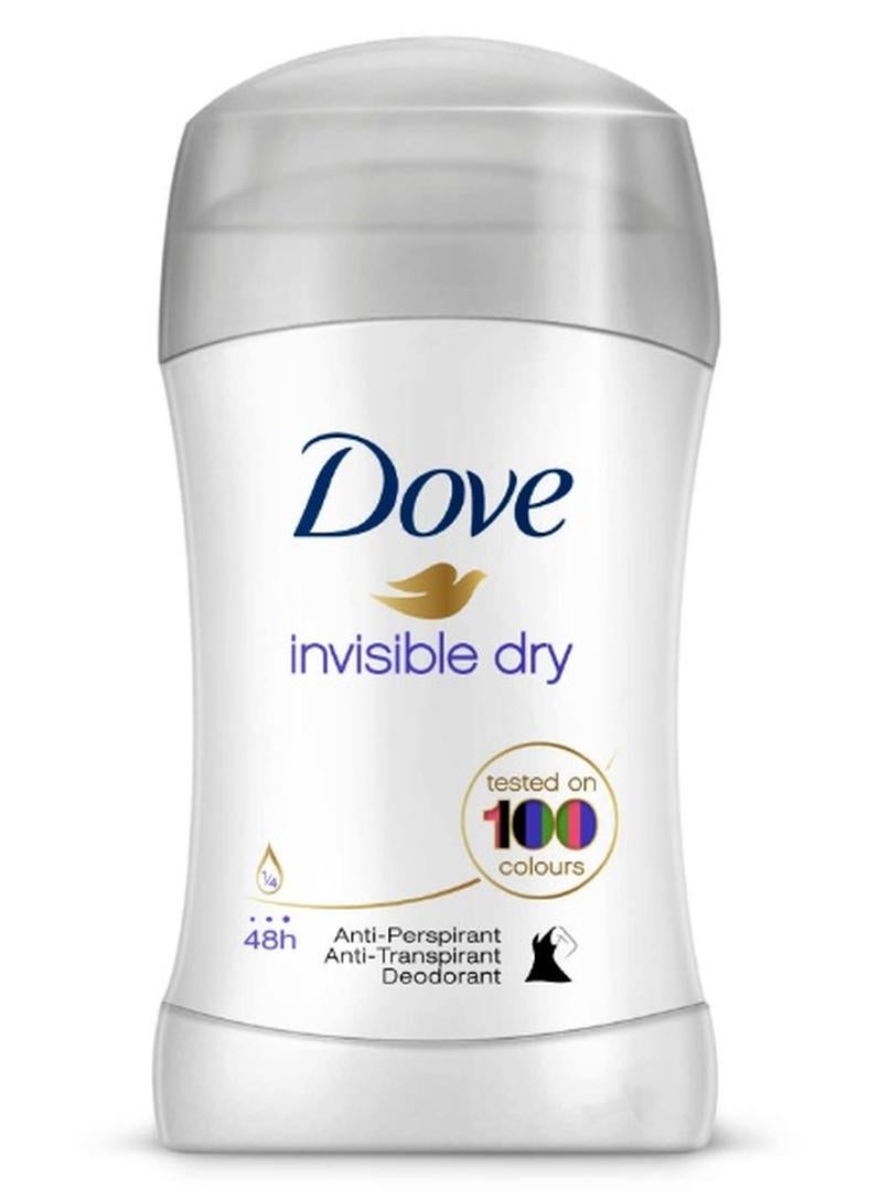 Dove Invisible Dry Antiperspirant & Deodorant Stick For Women, 40 g - Image 1