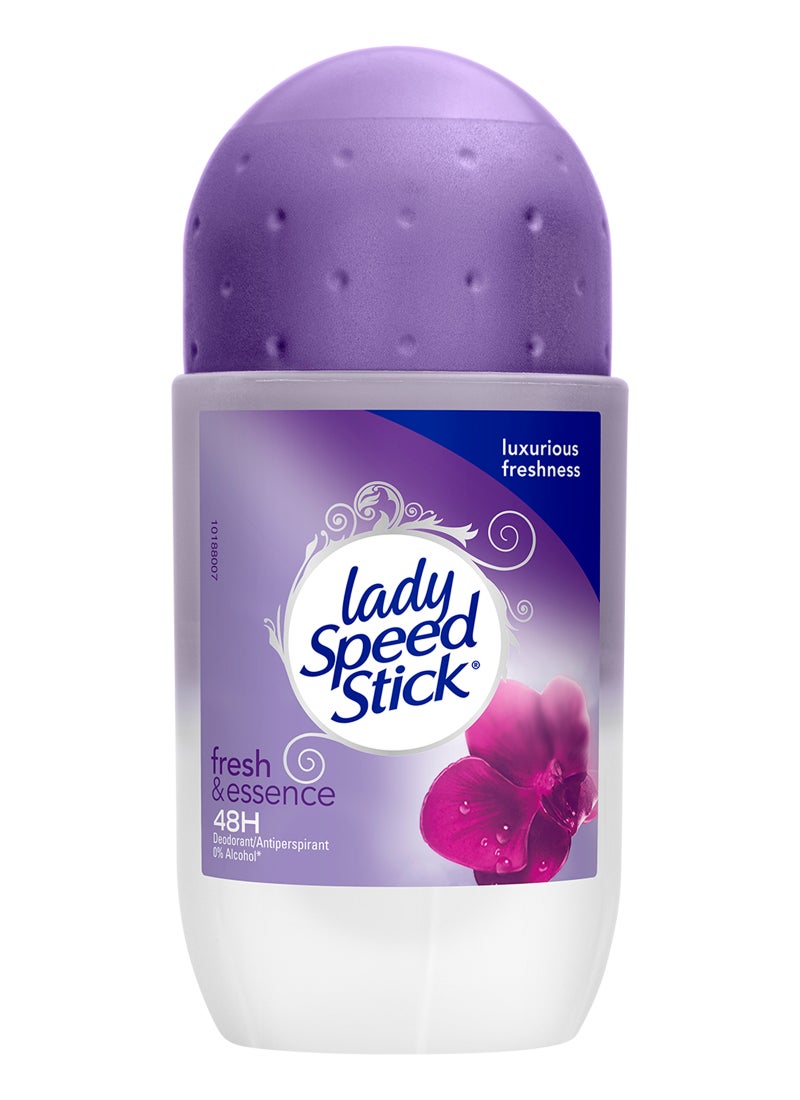 ليدي سبيد ستيك مزيل عرق ومضاد للتعرق فريش آند إيسنس ببكرة دوارة شفاف 50ملليلتر - Image 1