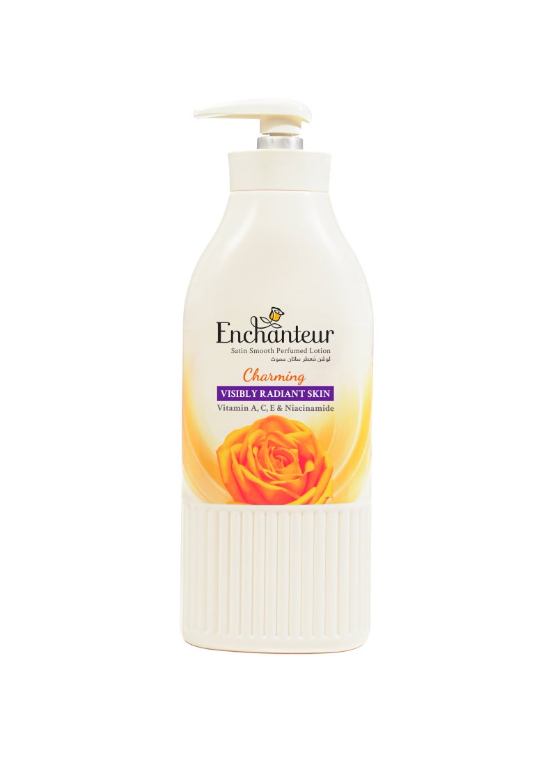 Enchanteur Moisture Satin Smooth Charming Perfumed Body Lotion 500ml  - Image 1