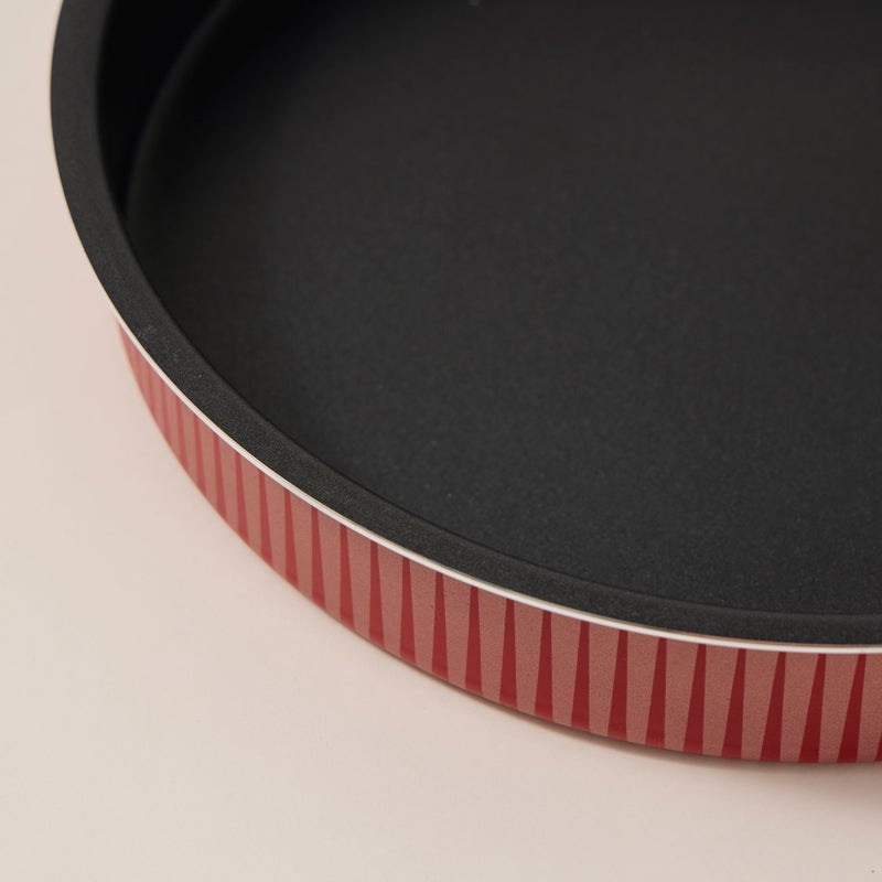 ألبرتو البرتو طقم صواني فرن دائرية 3 قطع أحمر 28, 30, 32سم - Image 2