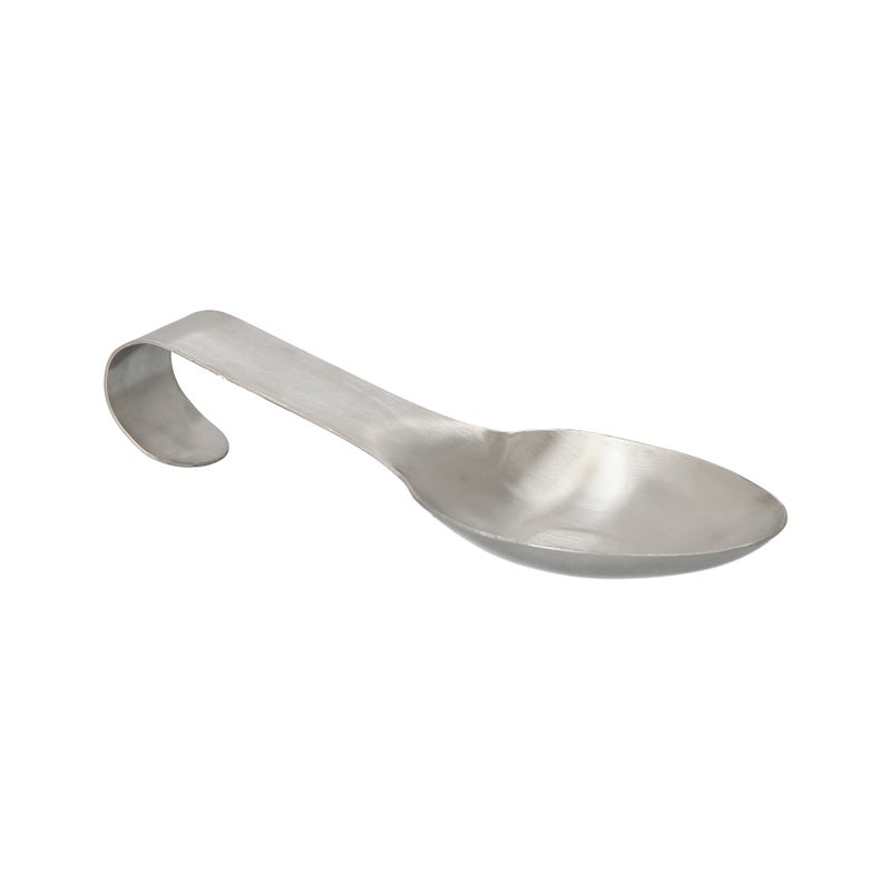 Alberto stainless steel spoonrest with long handle Silver 9.5inch - Image 1