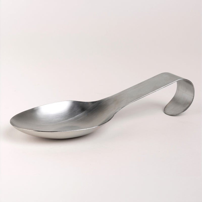 Alberto stainless steel spoonrest with long handle Silver 9.5inch - Image 3