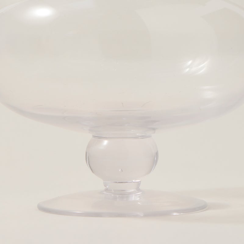 ألبرتو البرتو برطمان حلوى زجاج شفاف بغطاء وقاعدة شفاف - Image 4