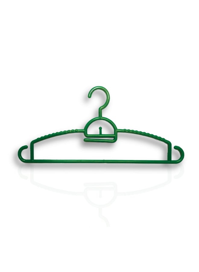 Feelings Plastic Hanger 18 Pieces Green  - Image 1