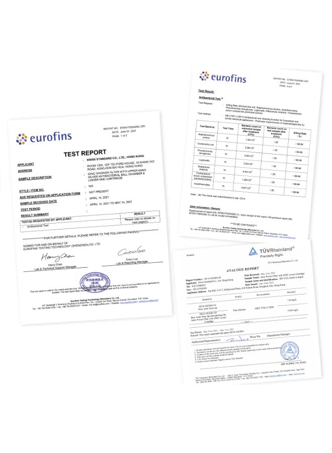بلو خراطيش مجموعات نانو الجزيئية قابلة لإعادة الملء مناسبة لفلتر الدش الأيوني المحمول باليد - عبوة التوفير مكونة من 3 قطع رمادي L2.4xW2.4xH12.2سم - Image 5