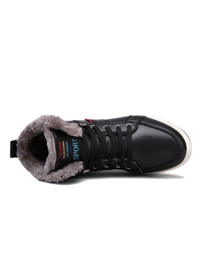 OUTAD Anti-Slip Ankle Snow High Top Sneaker Black  - Image 1
