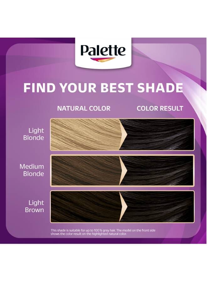 Palette Intensive Color Crème 1-0, Black Diamond 110ml - Image 3