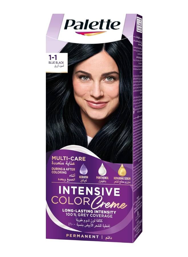 Palette Intensive Color Cream 1-1, Navy Steel Blue Black 110ml - Image 1