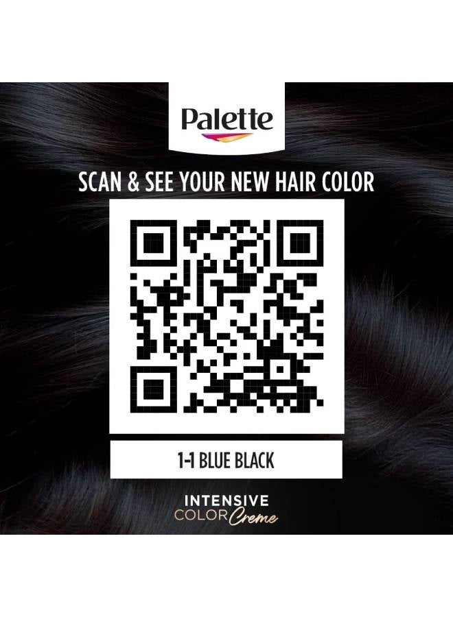 Palette Intensive Color Cream 1-1, Navy Steel Blue Black 110ml - Image 4