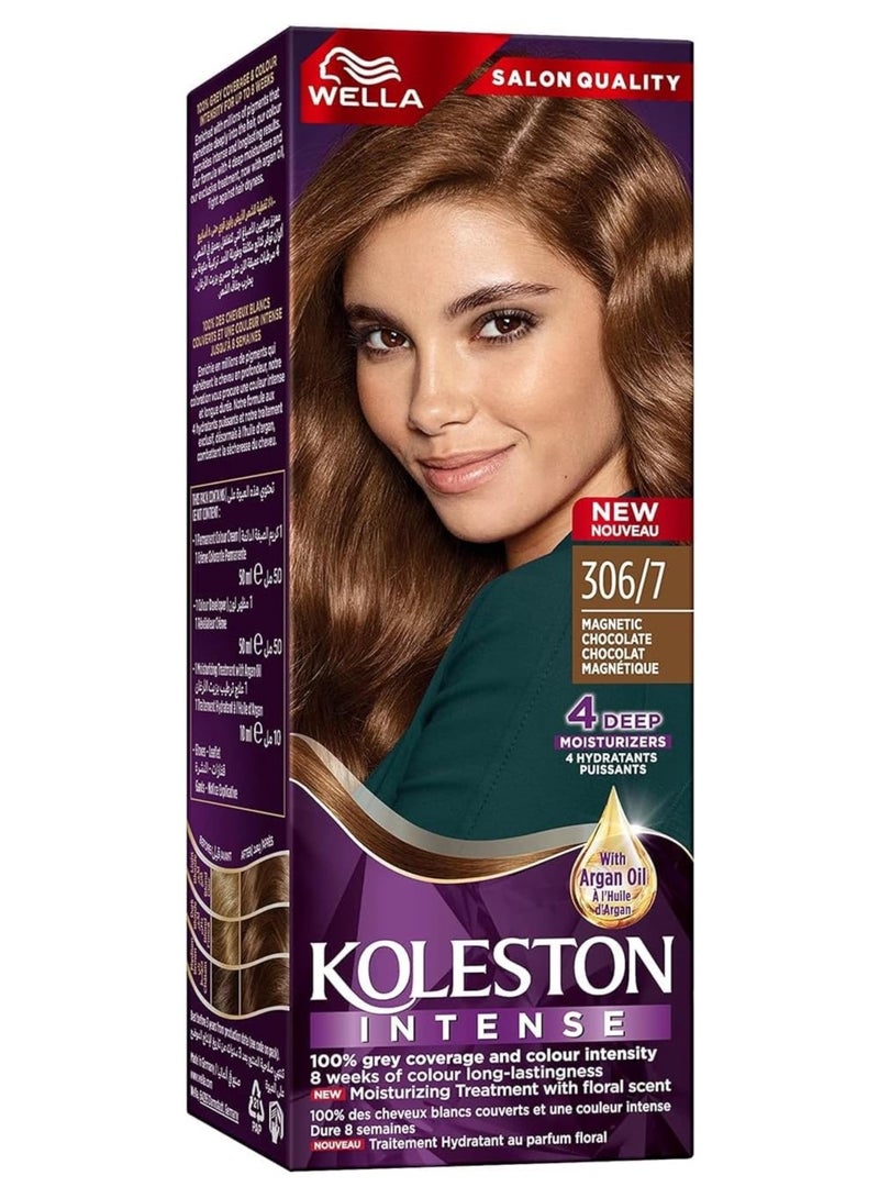 ويلا صبغة كوليستون للشعر بالكامل في عبوة واحدة بني فاتح 306/7 - Image 1