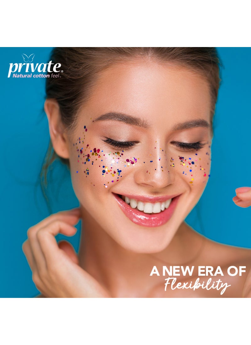 Private Maxi Pocket Sanitary Pads Super With Wings 30 Count - Image 3