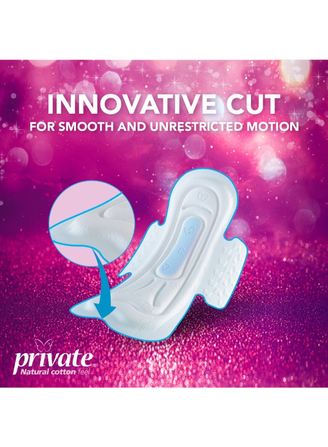 Private Maxi Pocket Sanitary Pads Super With Wings 30 Count - Image 5