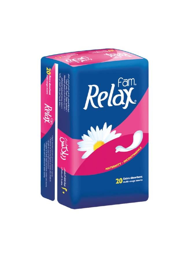 Fam - Relax Feminine Napkins Maternity 20 Pads - Image 1