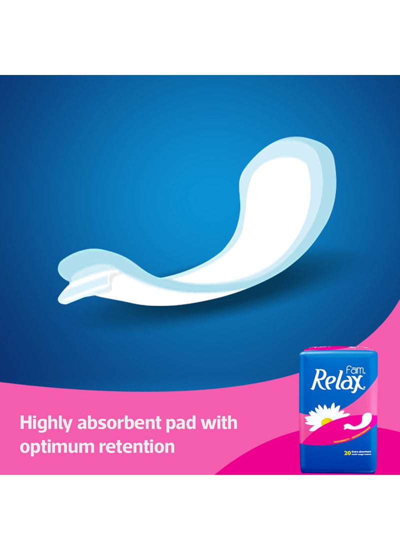 Fam Fam Relax Maternity 20 Pads  - Image 2