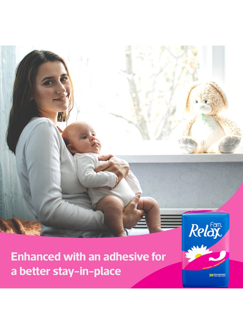 Fam Fam Relax Maternity 20 Pads  - Image 3